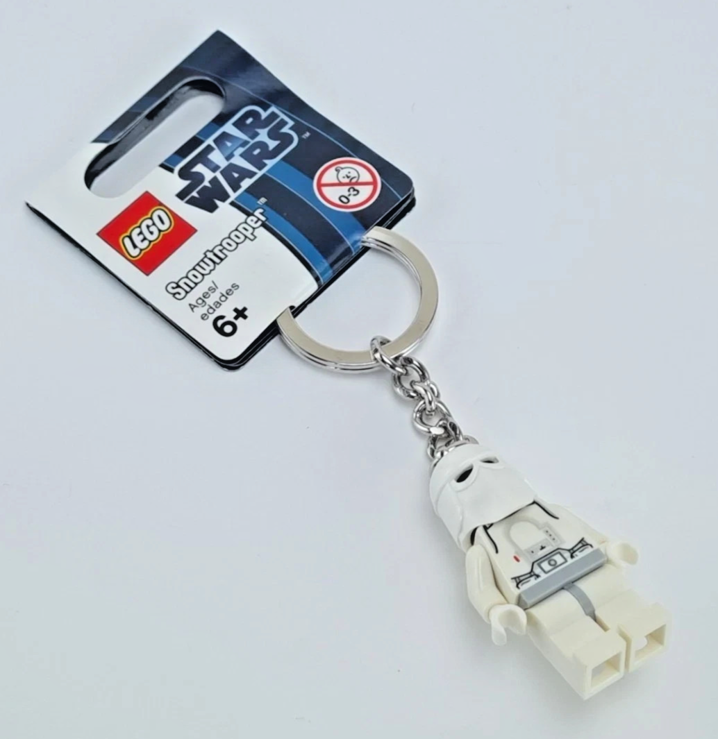Lego Star Wars 850447 Snowtrooper Minifigure Keyring Keychain NEW AND TAG