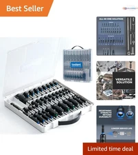 34pcs Impact Nut Driver Set Impact Socket Adapters Bit Extension Tool Steel