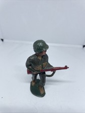 Vintage Manoil Hollow Lead Toy Soldier 1940s 524 Combat Rifle Gun M190