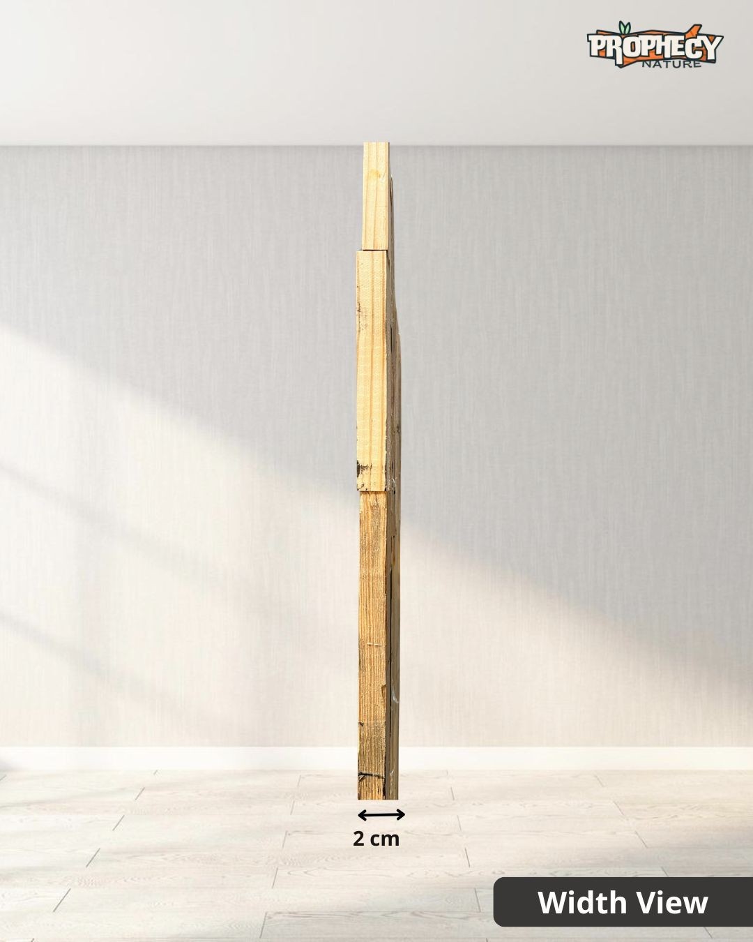 23”x12” Solid Wood Wall Panel – Decorative 3D Wooden Art Panel – Ready to Mount