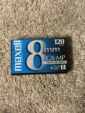Maxell 8mm GX-MP High Quality 120 Camcorder Video Tape Cassette New Sealed