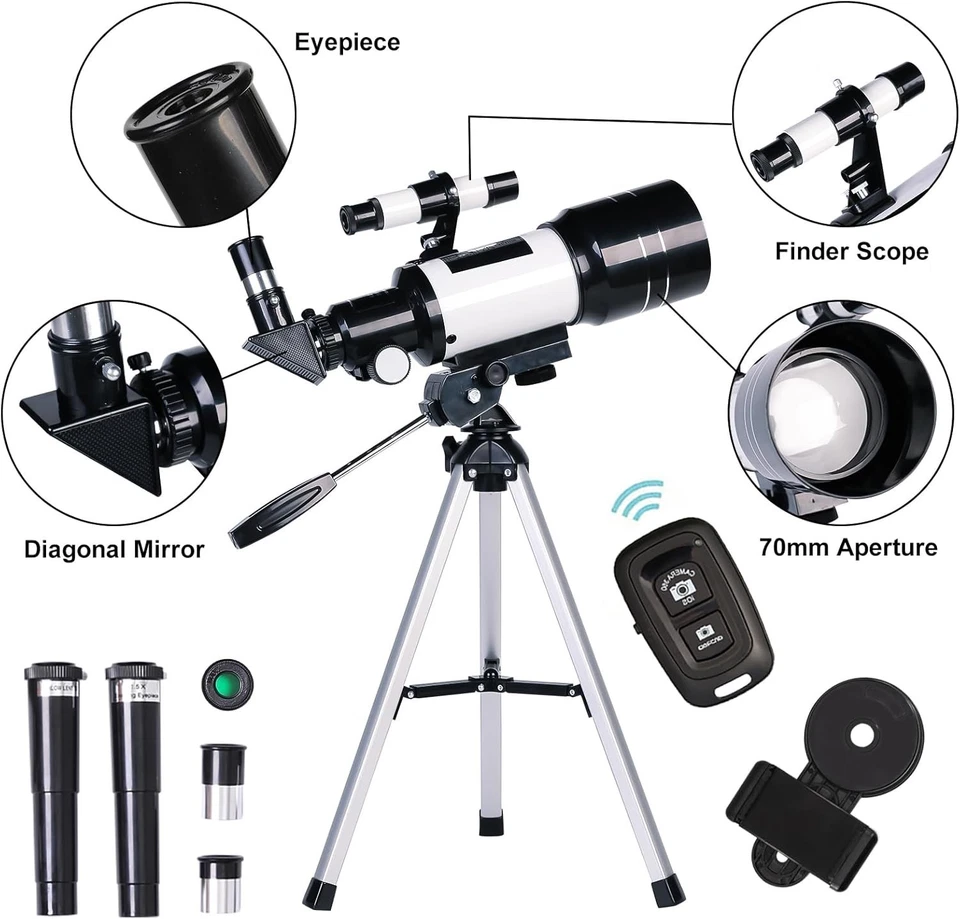 Telescope for Adults & Kids, 15X-150X Magnification - Image 4 of 4