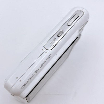 CASIO EXILIM EX-Z77 Digital Camera White Compact Stylish 7MP | eBay
