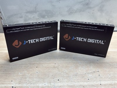 2 J-Tech JTDHDEX 1x4 Hdmi Extender Over Ethernet Cable/ JUA3495