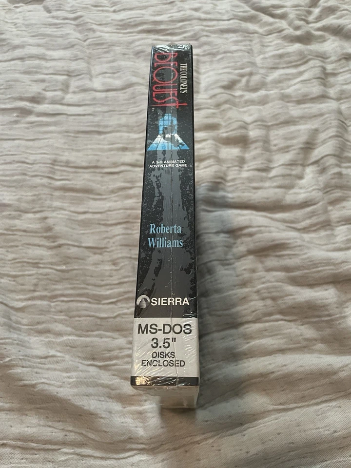 Colonel’s Bequest Roberta Williams Game Sealed Big Box PC 1989 Sierra Vintage  - Image 3 of 4