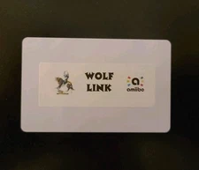 ❤ Zelda WOLF LINK NFC Card preloaded w/ 20 Hearts (No Figurine)