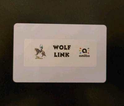 #ad ❤ Zelda WOLF LINK NFC Card preloaded w 20 Hearts No Figurine $5.99