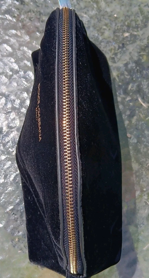 Bolsa de beleza Dolce Gabbana kit de amenidades de viagem maquiagem cosmética estojo de embreagem - Imagem 3 de 4