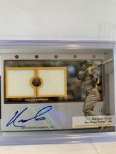 2024 Topps Museum Collection - Signature Swatches Dual Patch Nelson Cruz SWDRANC