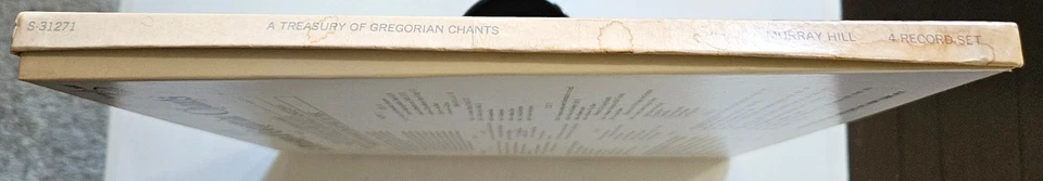 4 LP Box Set: A Treasury Of Gregorian Chants - Murray Hill 1970 - Catalog Insert - Image 4 of 4