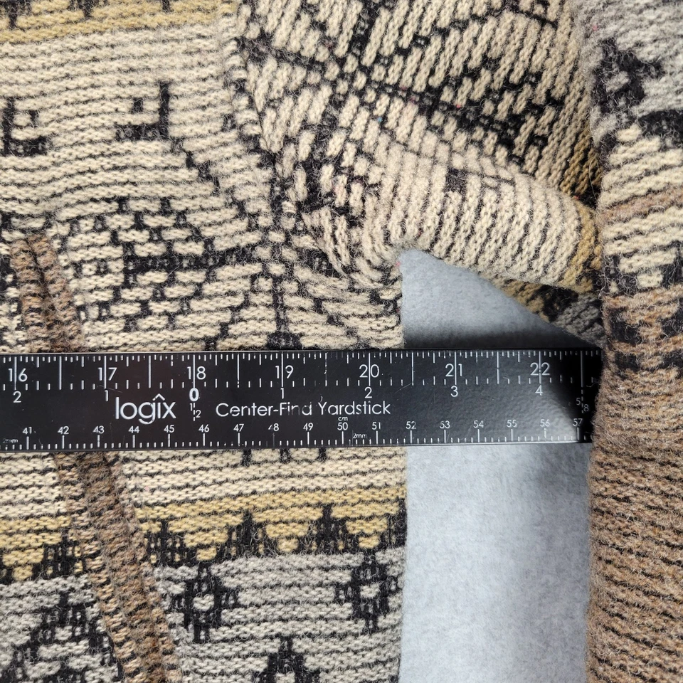 Woolrich Womens Small Wool Jacket Coat Fair Isle Snowflake Southwest USA Zip USA - Image 3 of 4