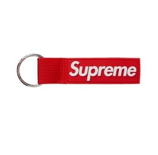 Supreme Webbing Keychain Red FW20