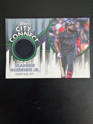 2026 Topps City Connect Vladimir Guerrero Jr Green Jersey Relic /99 #CC2-VG