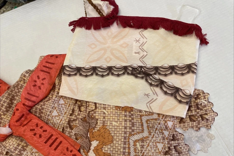 Disney Moana девочек размер 4-6 костюм принцесса полинезийский 3 изделия комплект Disney World - Изображение 2 из 4