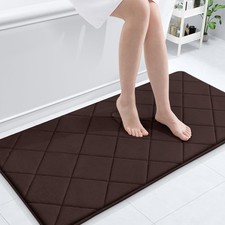 Memory Foam Bath Mat 47x24, Ultra Soft and Absorbent Bathroom Rugs, Machine W...