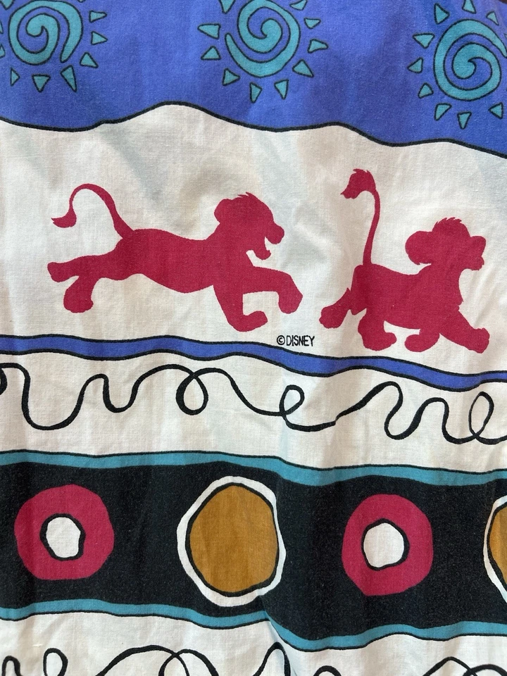 Vintage Lion King Twin Size Sheet Set 4 Piece Set - Image 3 of 4