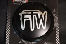 FTW Smooth Black Primary Clutch Derby Cover 16+ Harley FLHT Touring FLTR 78165