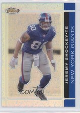 2007 Topps Finest Blue Refractor 119/299 Jeremy Shockey #86 9cp