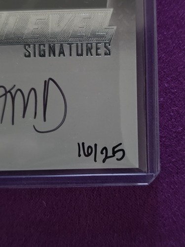 TARJETA AUTÓGRAFA CAMREN MCDONALD SAGE FIRMAS DE SIGUIENTE NIVEL 16/25 NOVATO - Imagen 4 de 4