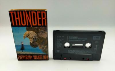 Musikkassette Thunder Everybody Wants Her Single MC Audio Tape