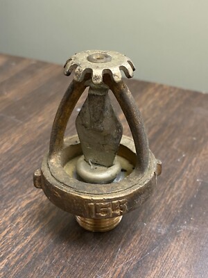 Antique Grinnell F Model A Brass Conventional Fire Sprinkler 155