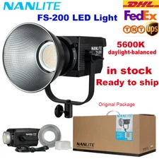 Nanlite FS-200 LED AC Monolight Bi-color 5600K COB Balanced Daylight Video Light