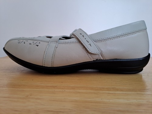 Easy B Ladies Shoes in Perth Light Blue & Light Grey Size 6 4E New in Box - Picture 5 of 16