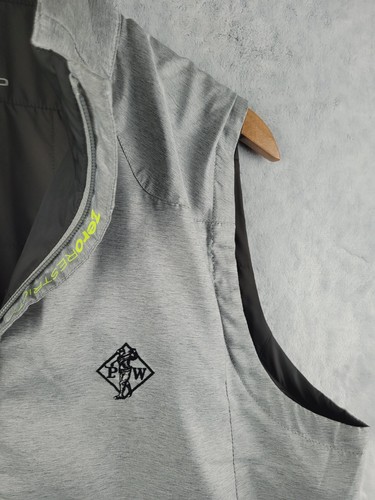 Zero Restriction Reversible Vest Jacket Men Size M Full Zip Performance PW Logo - Picture 4 of 15