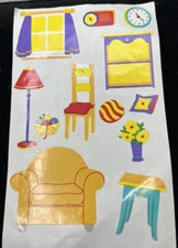 Mrs Grossman 4x6 inch Vintage Stickers Furniture