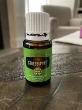 Young Living Stress Away 15 Ml Essential Oil Open Full To Top Label Line