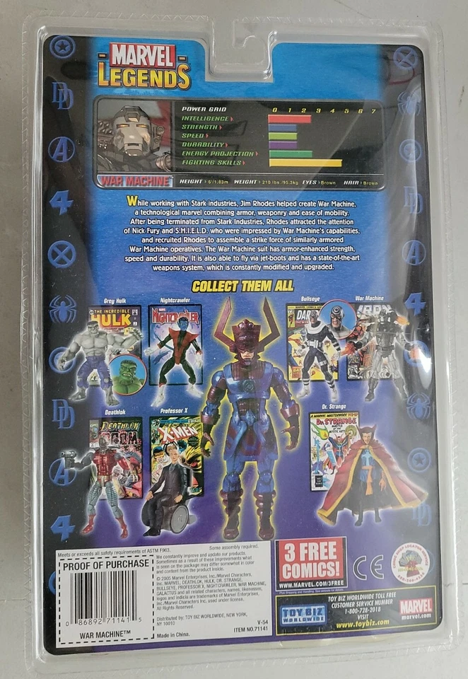 NUEVA FIGURA DE ACCIÓN MARVEL LEGENDS MÁQUINA DE GUERRA SERIE GALACTUS BAF PIERNA DERECHA! G10 Foto 2 de 2