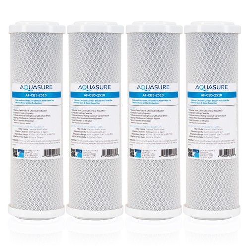 Cartouche Filtre à Eau Aquasure Pioneer - 5 Microns Charbon Coco (10X) - NEUF