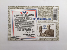 Feuillet Timbre France 2010 YT F4493 neuf** Appel du 18 juin