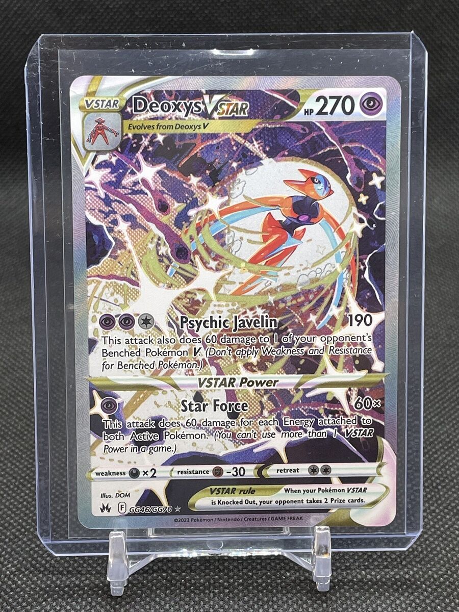 Deoxys Vstar - GG46/GG70 Crown Zenith Gallery Pokemon - MINT – The