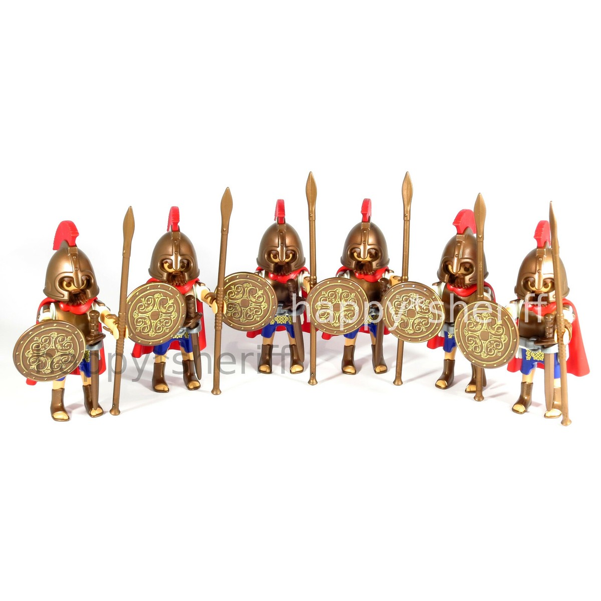 Playmobil Ancient Greece Hoplite Spartans 6x Greek Soldiers