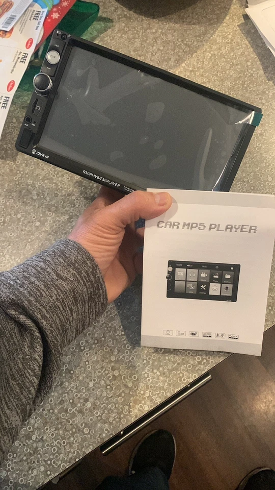 Car Stereo 2 Din Car Radio 7-Inch HD Touch Screen MP5 Player USB AUX Bluetooth - Image 3 of 4