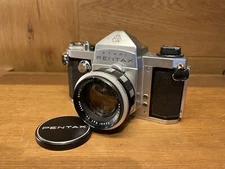 *Near Mint* Pentax K " KING " Film Camera Auto Takumar Zebra 55mm F/1.8 Lens /JP