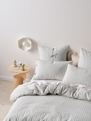 Linen House Ferrara Cornflower European Pillowcase - Picture 4 of 5
