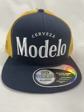 Modelo Especial Cerveza Logo Blue Snapback Hat