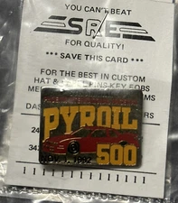 Pyroil 500 11/1/92 won by Davey Allison Phoenix Int Raceway NASCAR Pin