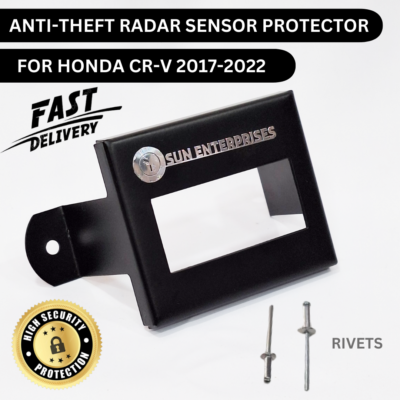 Anti Theft Side Mirror Guards | Front Radar Sensor Protector Fits Honda Cr V Rebcf1btruztv1te