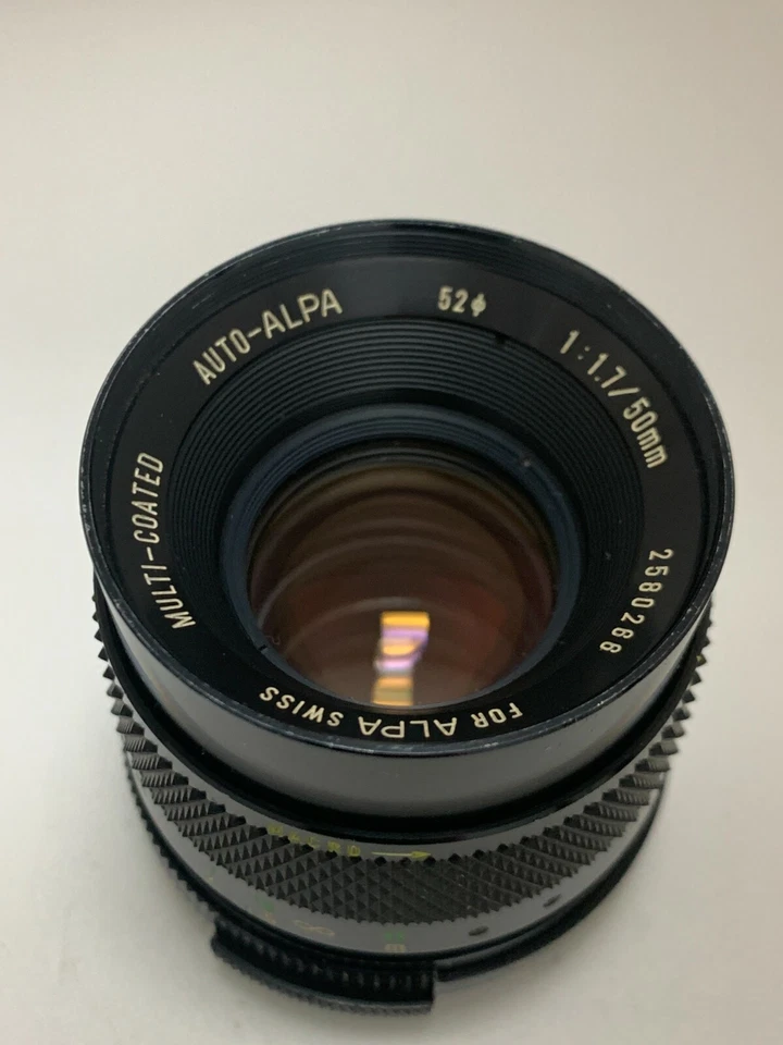 Excellent Multi-Coated Auto-Alpa 50mm f1.7 Macro 1: 3 M-42 mount S.No. 2580266 - Image 4 of 4