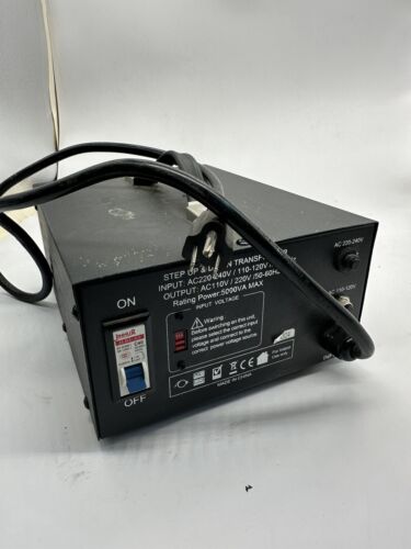 5000W ST-5000 Step Up Step Down Transformer 110V to 220V - Picture 12 of 13