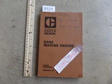 CATERPILLAR D342 Marine Engine 50B1025-UP Parts Book Manual Sep 1971
