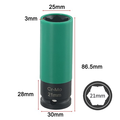 Lug Nut Removal Steckschlüssel für Mercedes für Benz S Serie 17mm/21mm - Bild 2 von 48