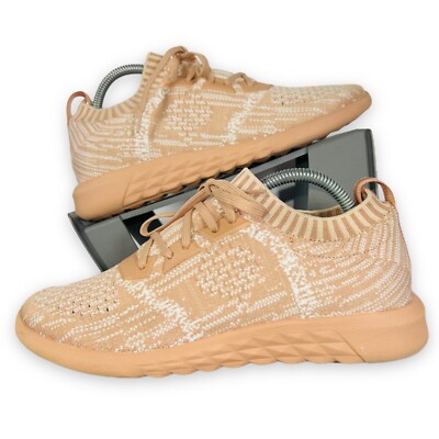 Aldo MX.2A Sock Comfort Sneaker Peach / White Women's 7