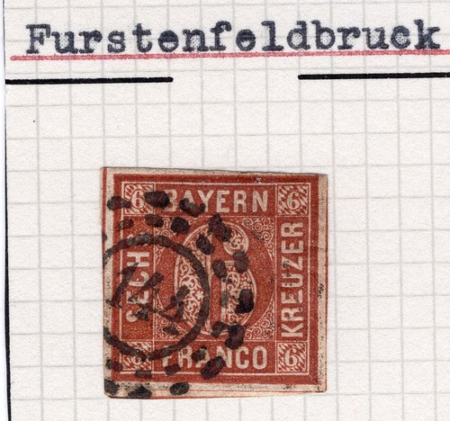 Bavaria Numero Di Targa OMR 144 Fürstenfeldbruck Gest. (BA0654)