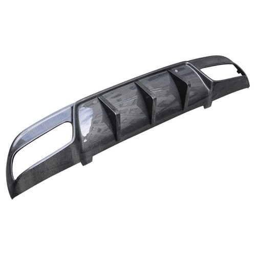 Difusor de parachoques trasero de fibra de carbono 15-19 para Benz W205 C250 C300 C43 C63 AMG 4 puertas - Imagen 2 de 12