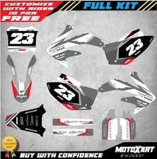 Custom decal Kit for Honda CRF 450 2008 SHADES Style Sticker kit graphics kit