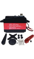 60KG Digital Servo 8.4V High Voltage Stainless Steel Gear Large Torque High S...